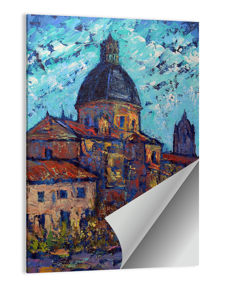 Salamanca Cathedral Dome Study Wall Art