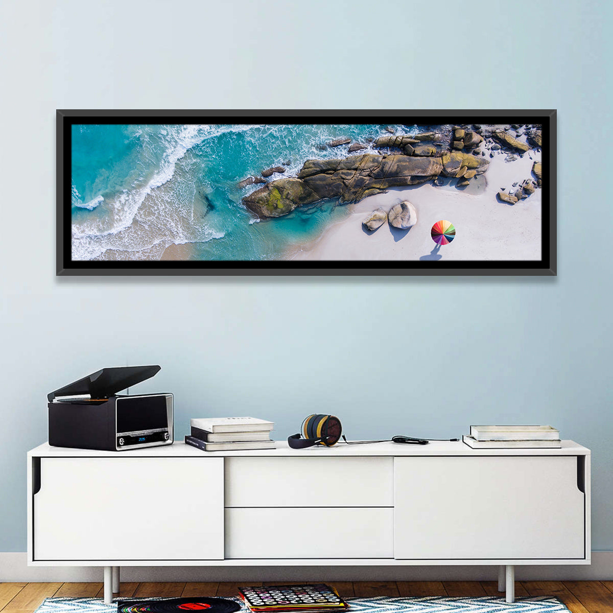 Beach Aerial View Wall Art