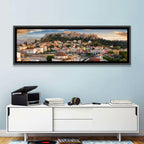Acropolis and Parthenon Over Athens at Golden Hour Wall Art