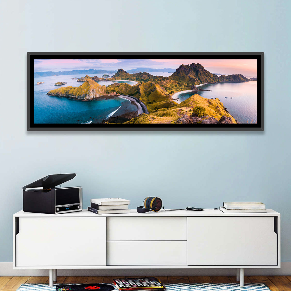 Padar Island Sunrise View Wall Art