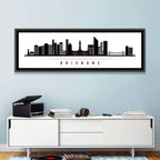 Brisbane City Skyline Wall Art