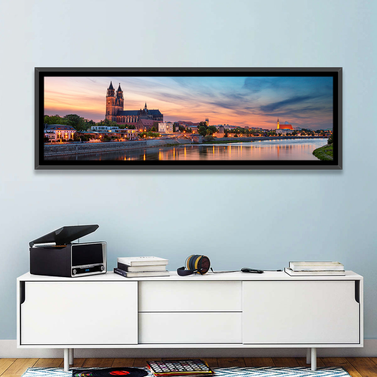 Magdeburg Cathedral at Dusk Wall Art