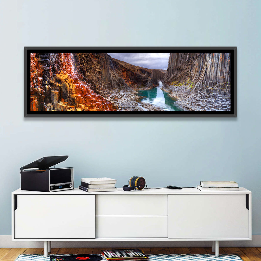 Studlagil Canyon Basalt Columns Wall Art