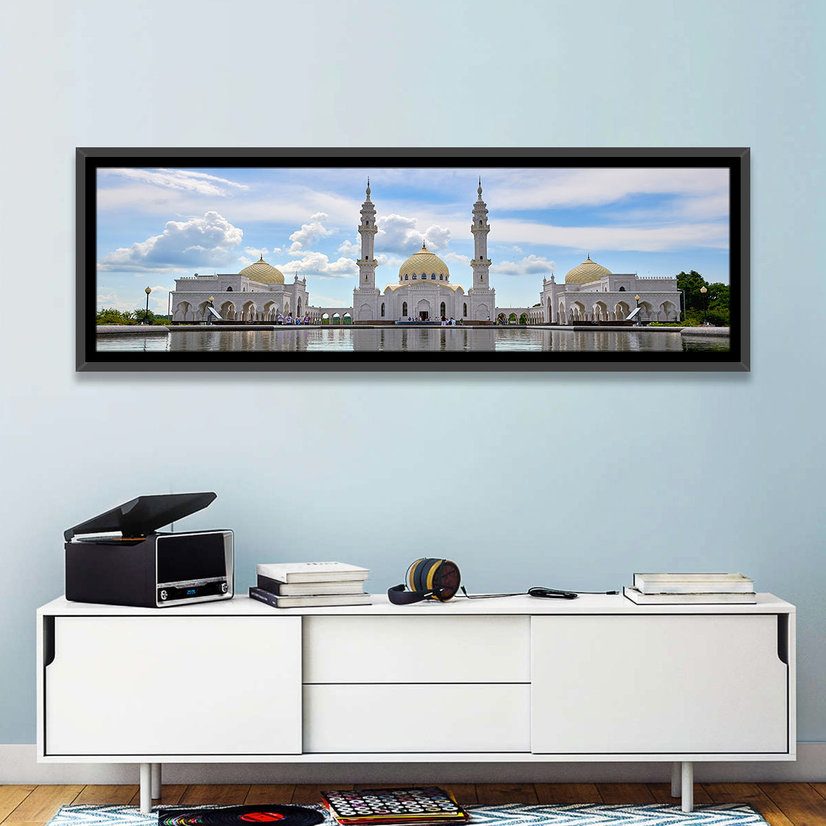 Bolgar White Mosque Reflection Wall Art