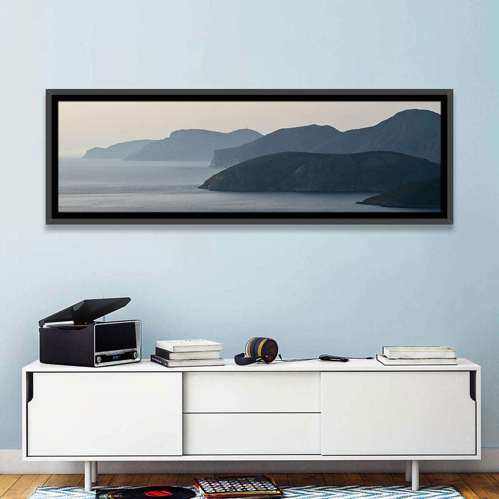 Kalymnos Shore at Blue Hour Wall Art