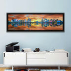 Hangzhou Golden Sphere Skyline at Dusk Wall Art