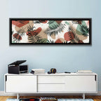 Geometric Tropical Pattern Wall Art
