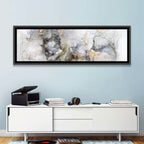 Gold Foil Marble Abstract Wall Art