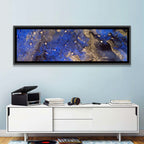 Blue Rush Abstract Wall Art