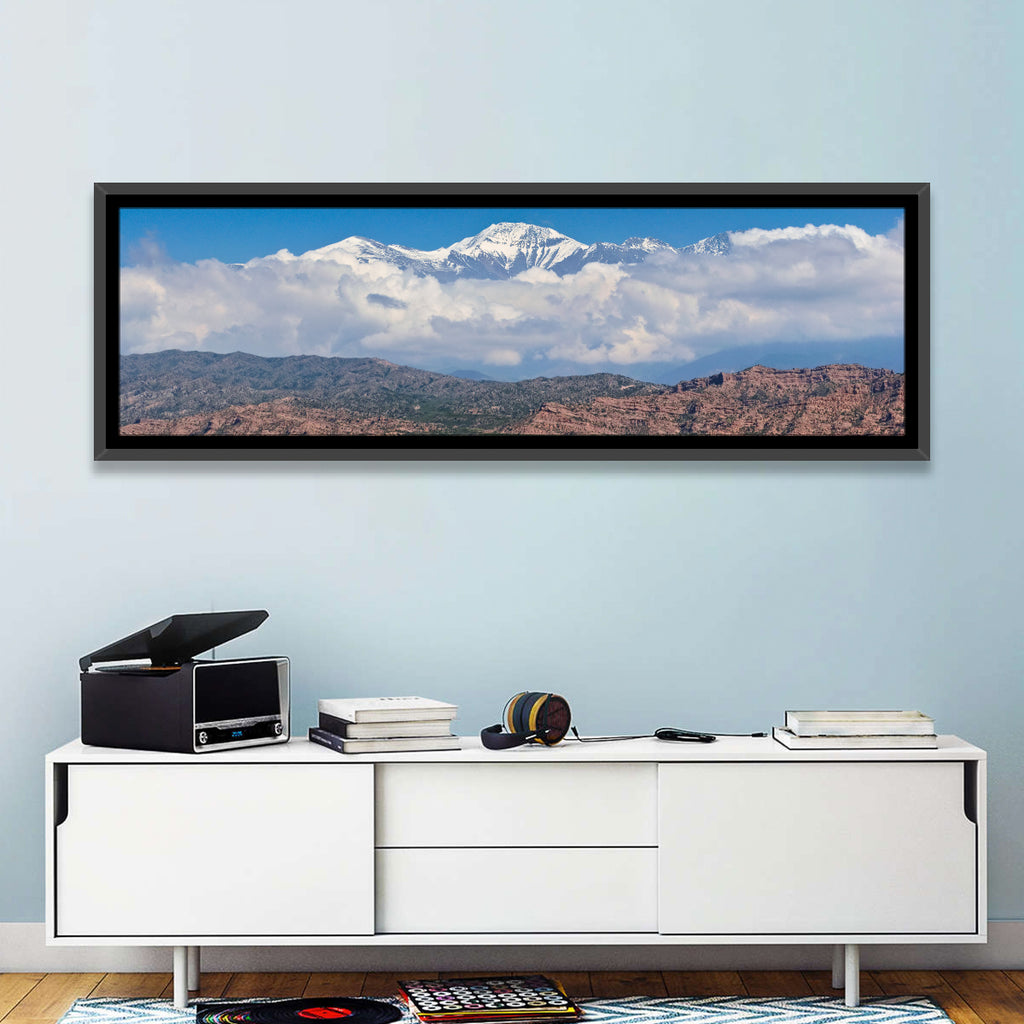 El Plata Snowcapped Peaks Above Cloud Deck Wall Art