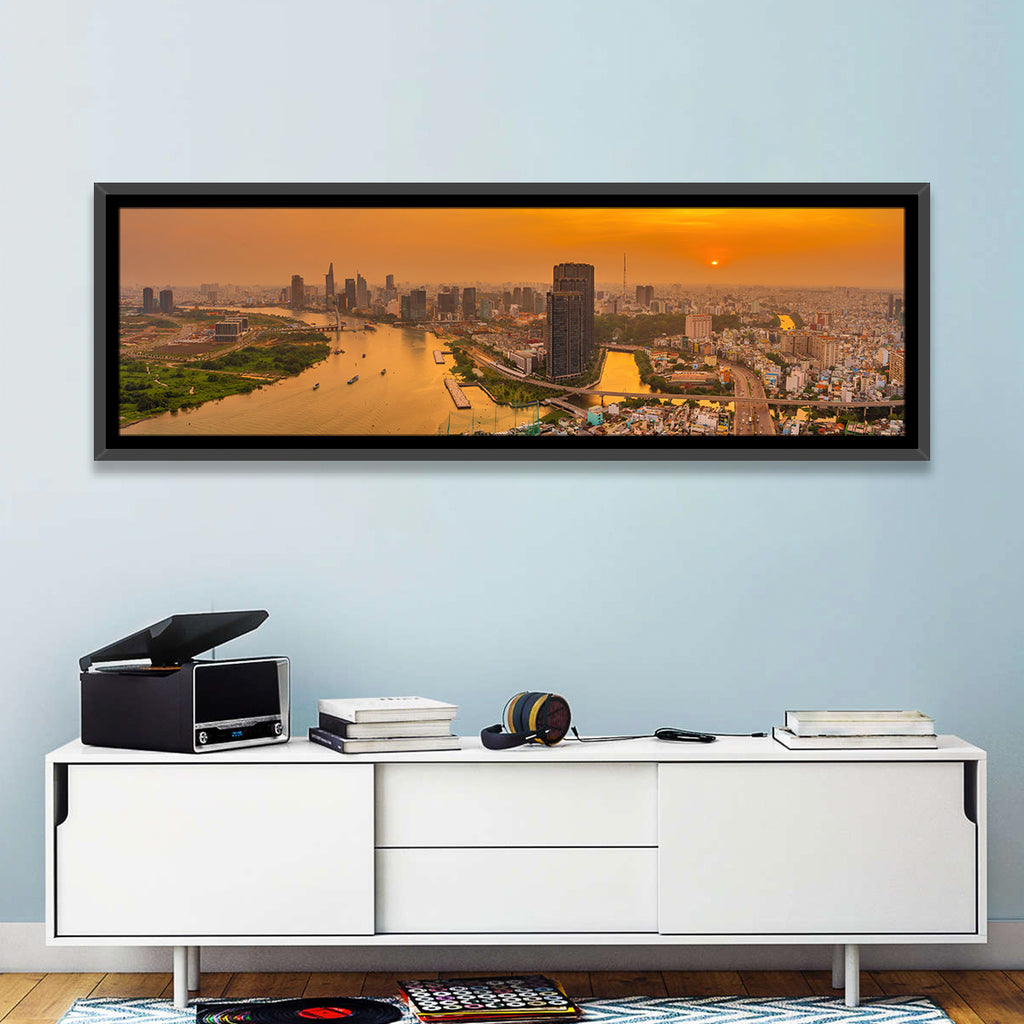 Landmark 81 Golden Hour Skyline Wall Art