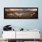 Soap Lake Storm Rainbow Wall Art