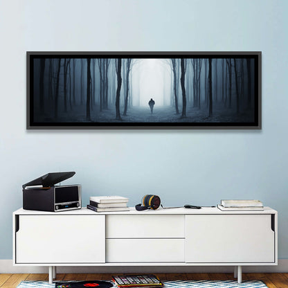 Man & Creepy Forest Wall Art