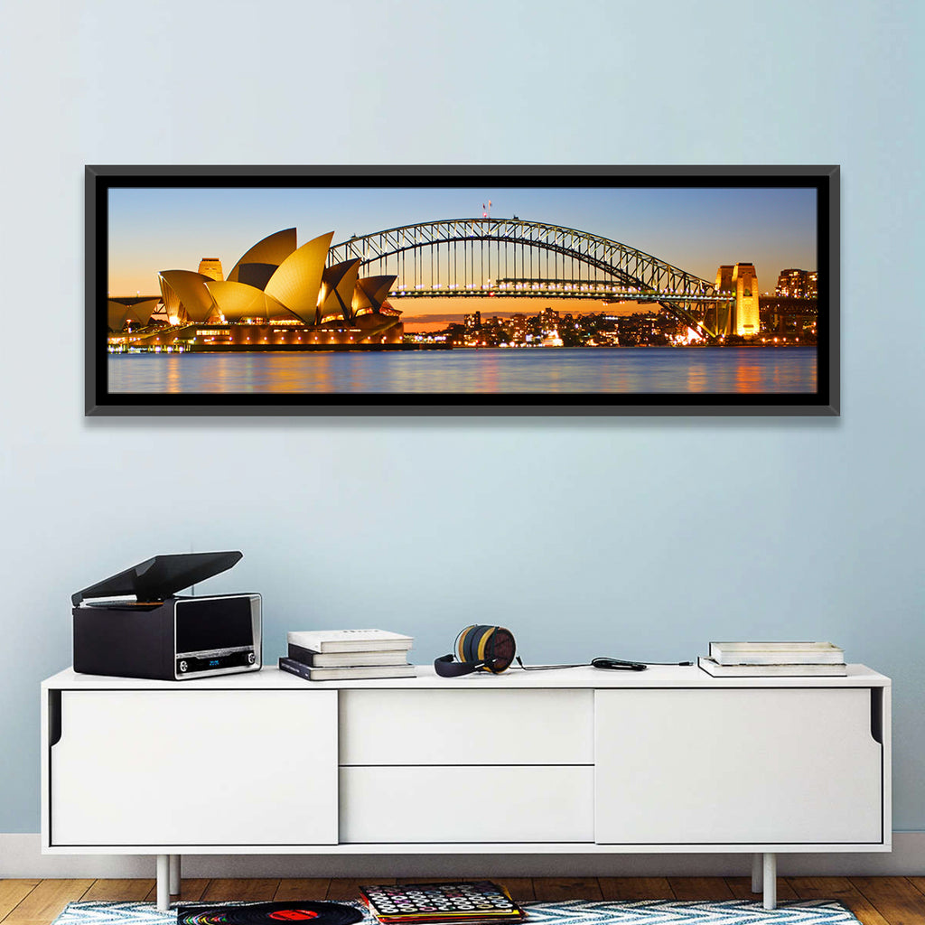 Sydney Harbour Bridge and Opera House Wall Art