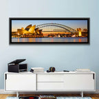 Sydney Harbour Bridge and Opera House Wall Art