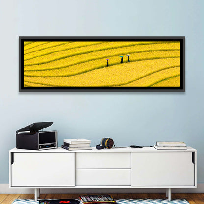 Terraced Rice Fields Wall Art