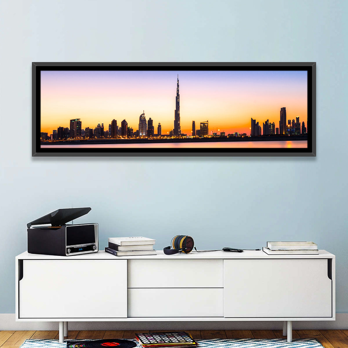 Dubai Skyline Wall Art