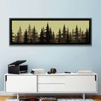 Fir Tree Silhouettes Wall Art
