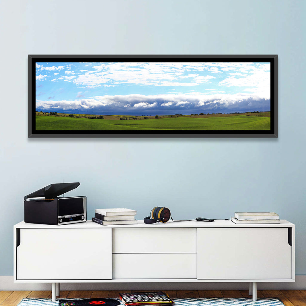Storm Clouds Over Iowa Fields Wall Art