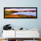 Sunset Over Lake Myvatn Wall Art