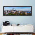 Seattle Skyline with Mount Rainier Wall Art