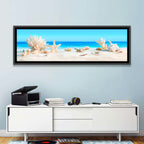 Seashells on Turquoise Shore Wall Art