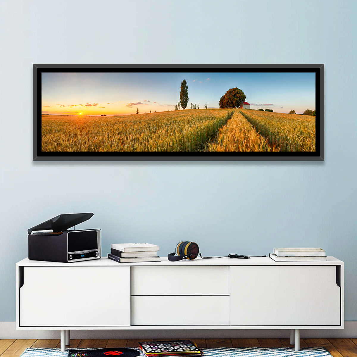 Summer Wheat Field Wall Art