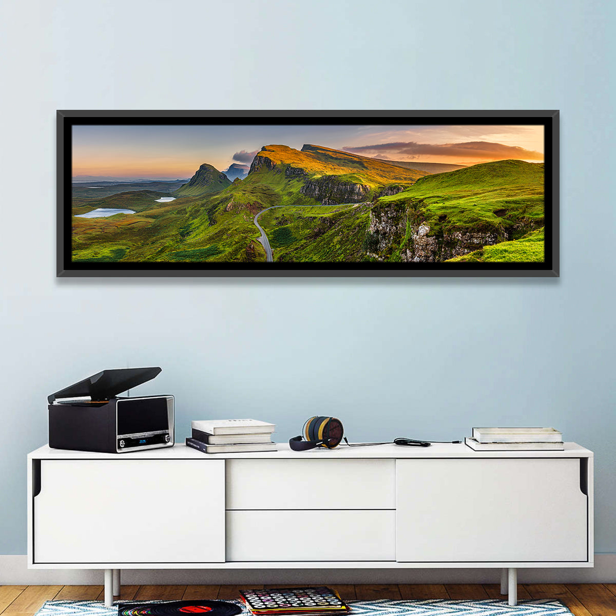Quiraing Golden Hour, Isle of Skye Wall Art