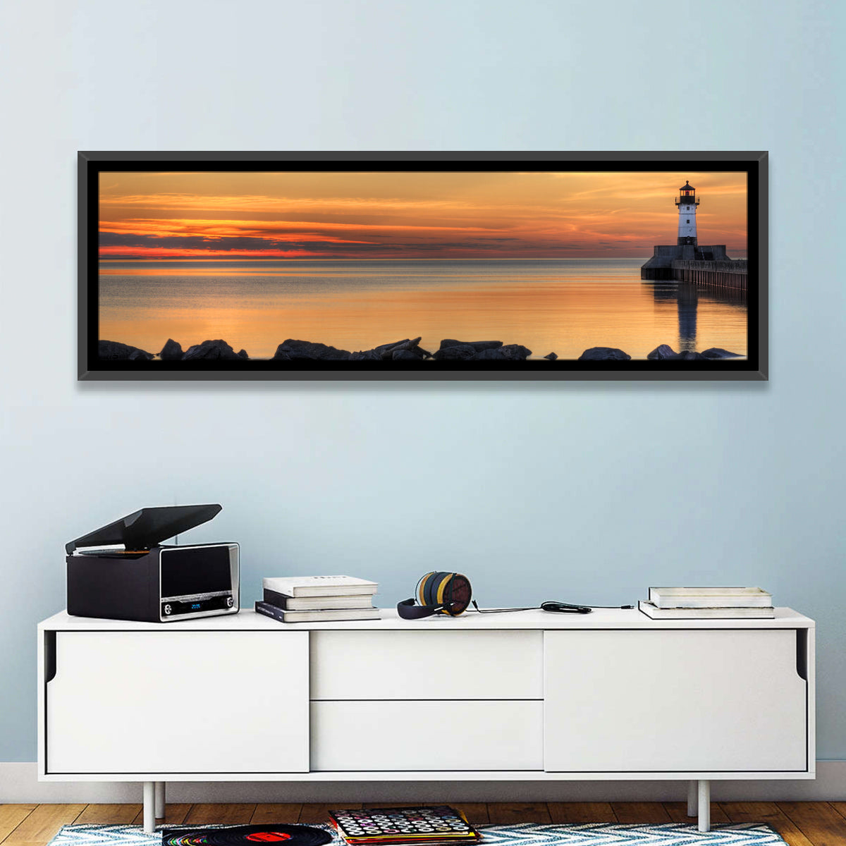 Duluth Lake Lighthouse Wall Art