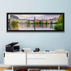 Copenhagen Lake at Sunset Wall Art