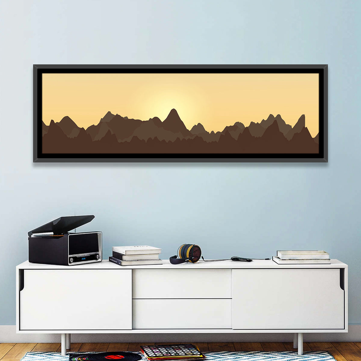 Mountains Abstract Wall Art