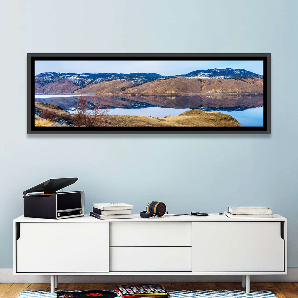 Kamloops Lake Mountain Reflection Wall Art