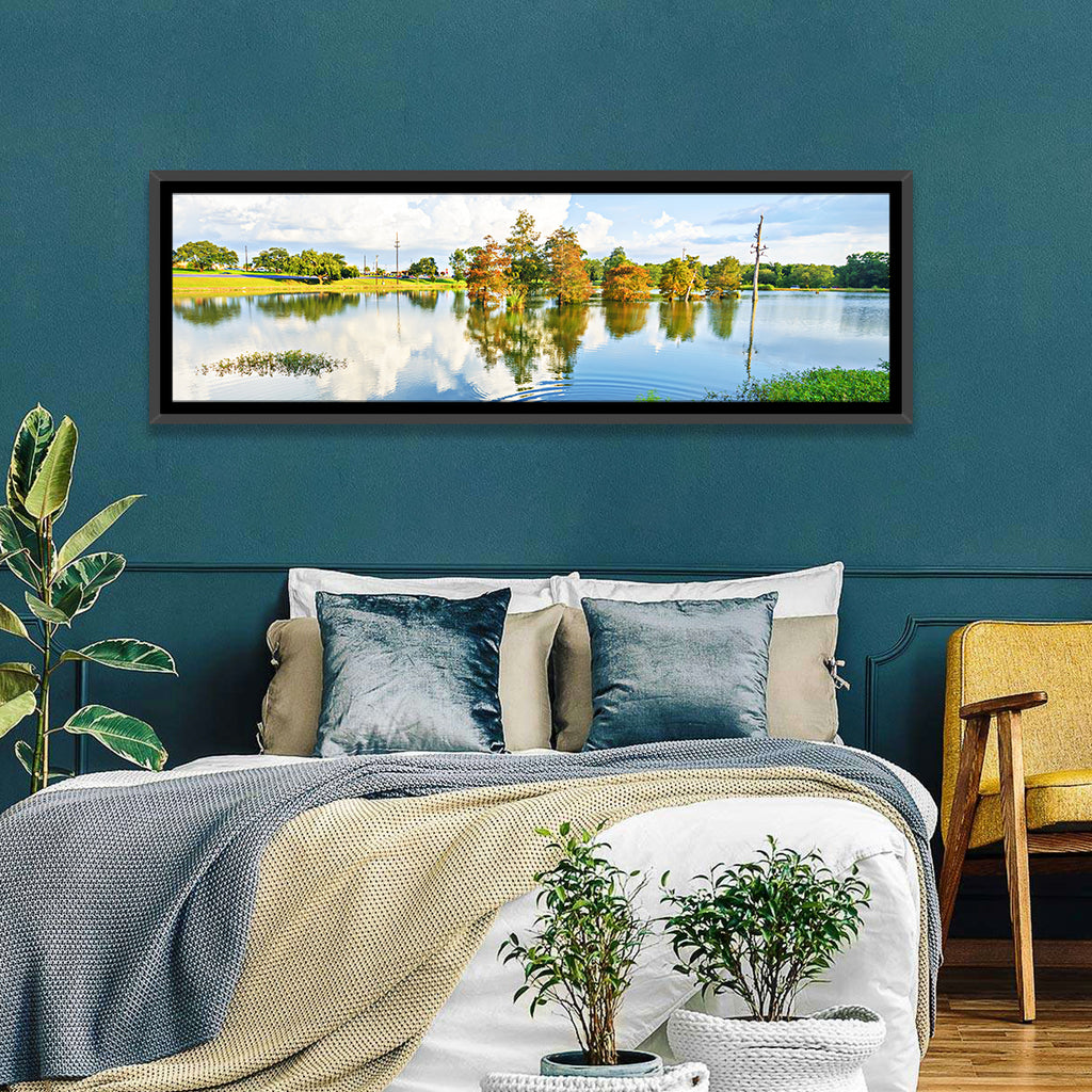 Lafayette Bayou Reflection Wall Art