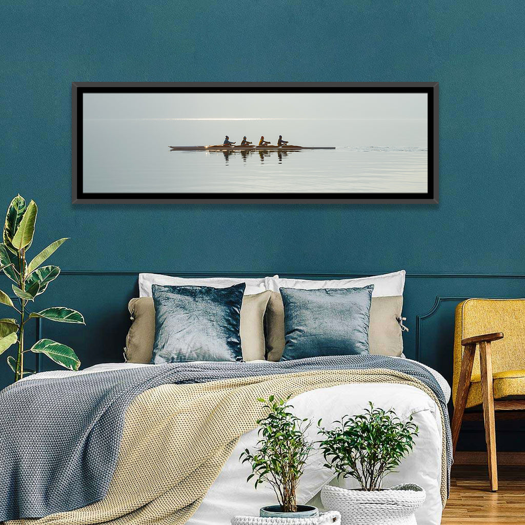 Four Rowers on Lake Lugano Wall Art