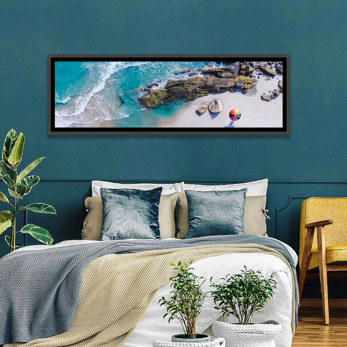 Beach Aerial View Wall Art