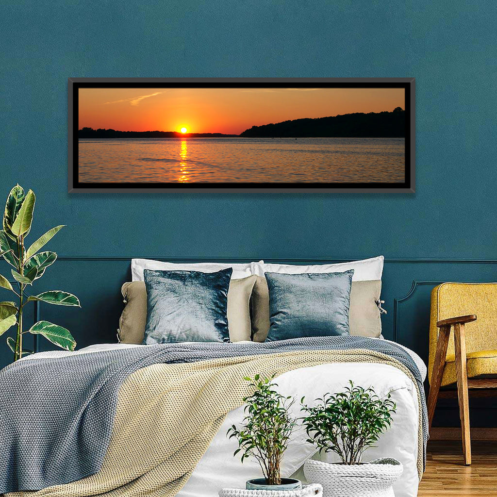 Mississippi River Sunset Wall Art