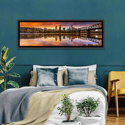 Portland Downtown Skyline Wall Art