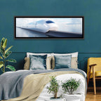 Futuristic Monorail Perspective Wall Art