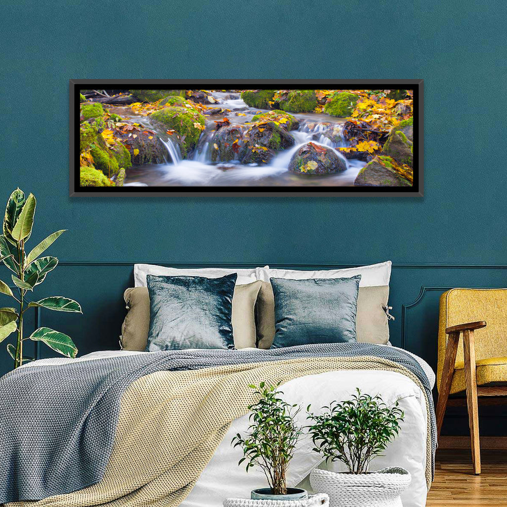 Mossy Autumn Stream Wall Art