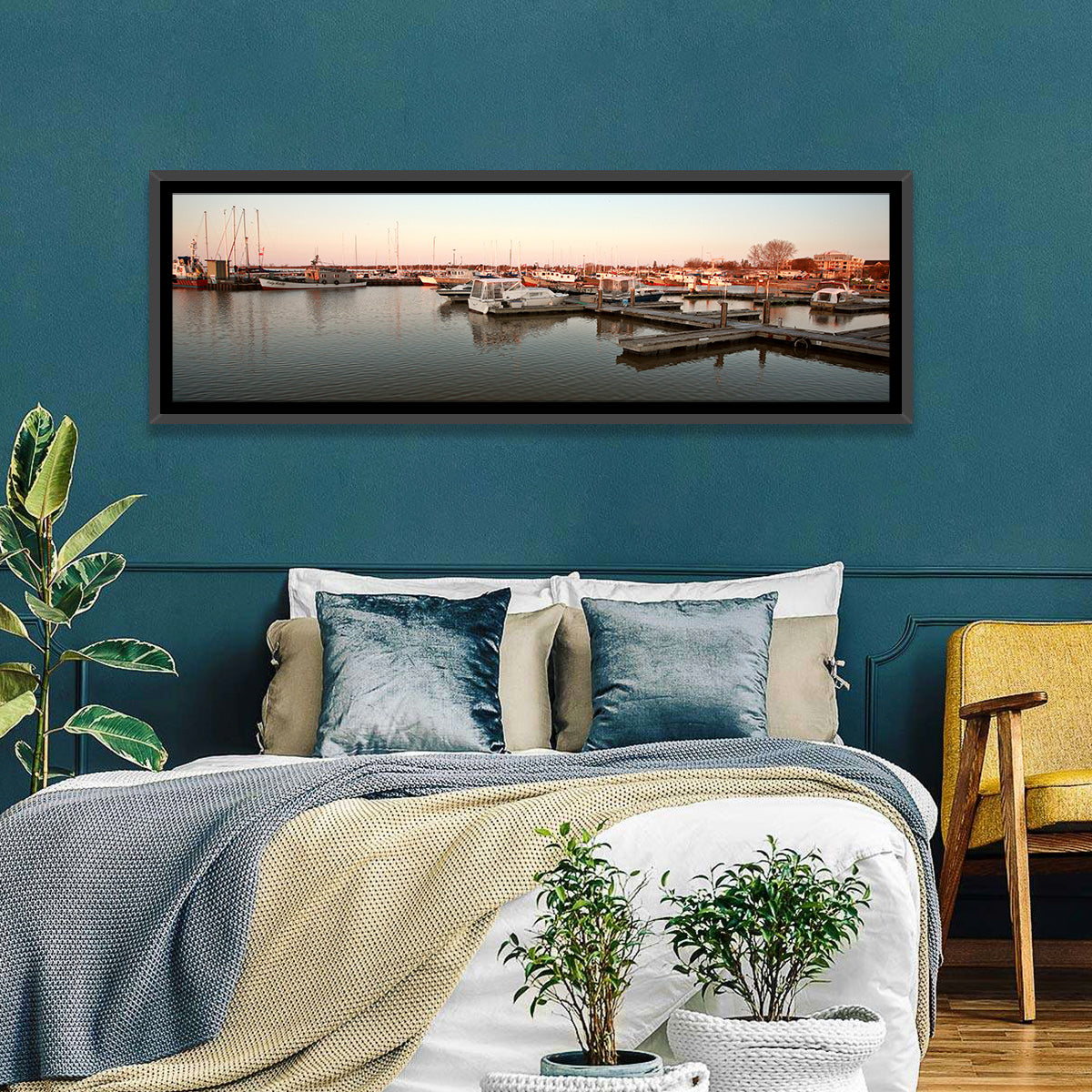Gimli Marina Dock, Lake Winnipeg Wall Art