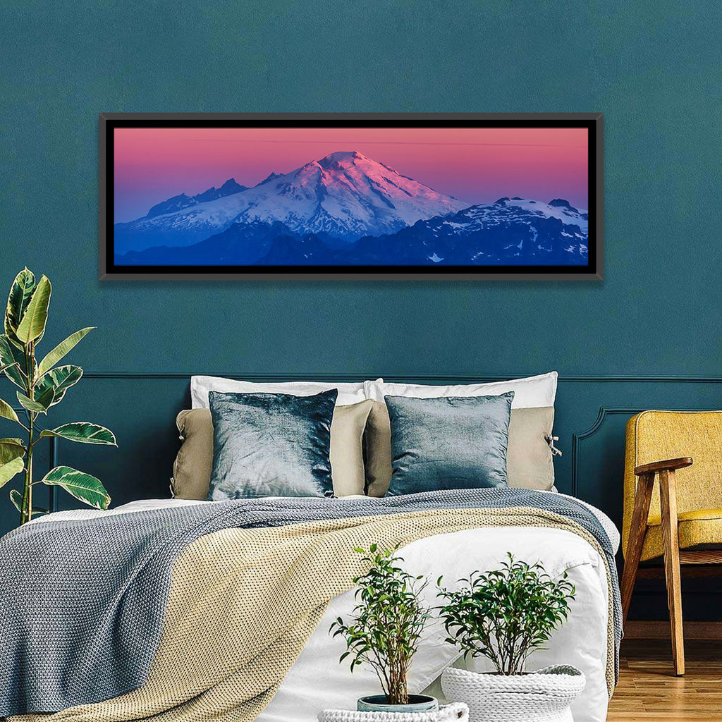 Mount Baker Alpenglow Wall Art
