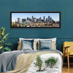 Denver Skyline with Speer Boulevard Bridge Wall Art
