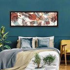 Geometric Tropical Leaves Wall Art