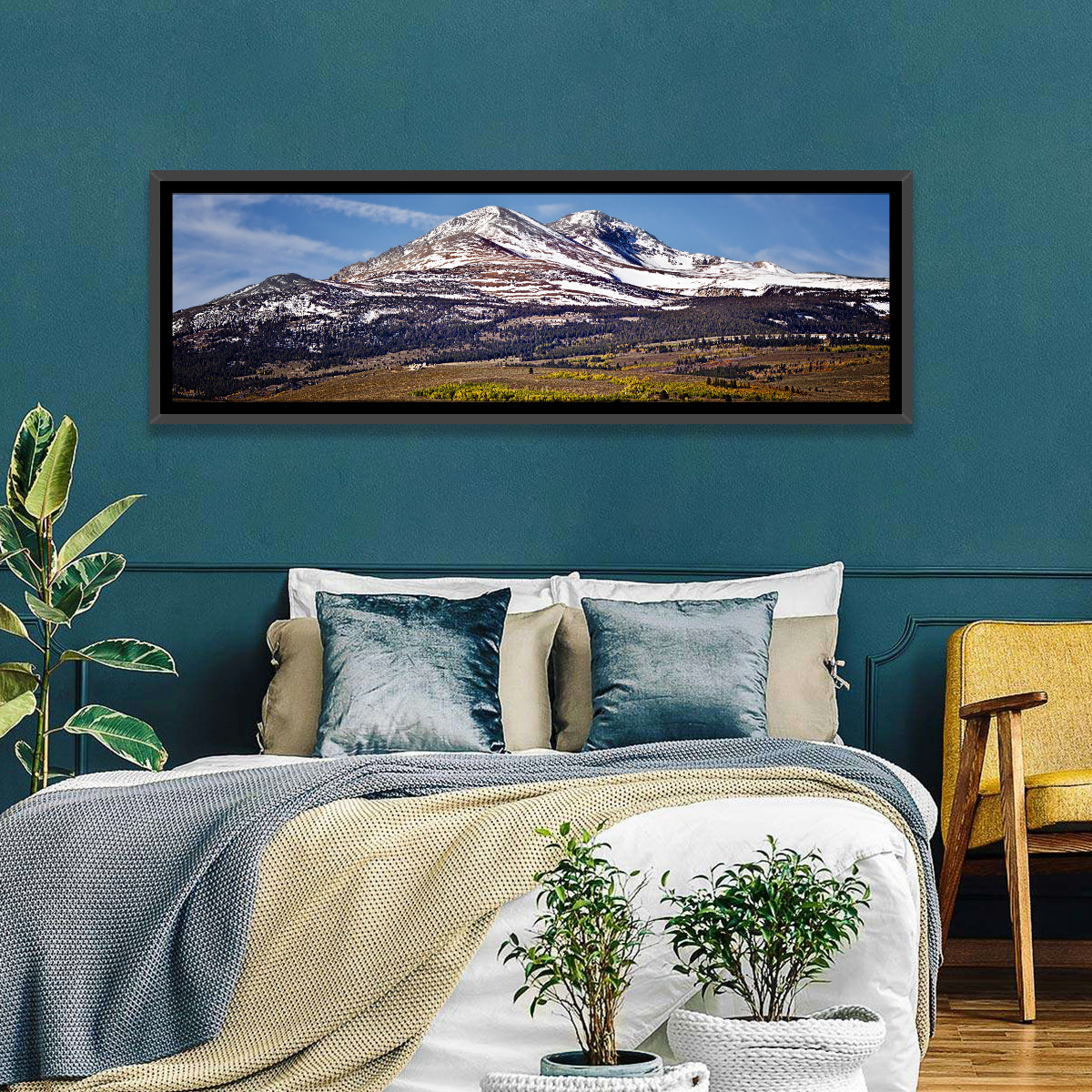 Sierra Nevada Snow Capped Peaks Wall Art
