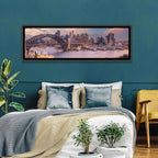 Sydney Harbour Bridge at Golden Twilight Wall Art
