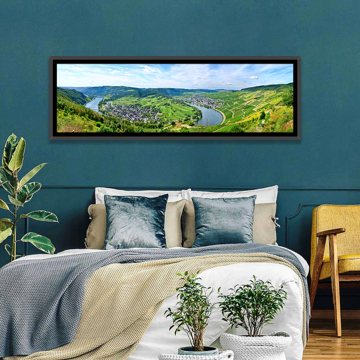 Moselle River at Bernkastel-kues Wall Art