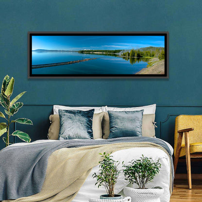 Yellowstone Lake Shore Wall Art