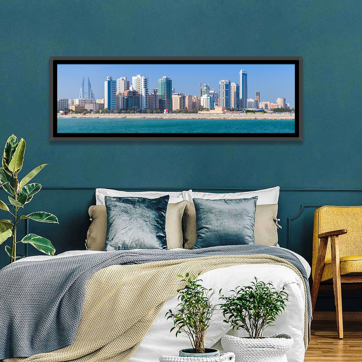Manama Skyline, Bahrain Wall Art