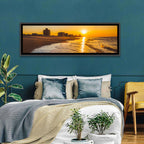Ventnor Beach Sunrise Reflection Wall Art