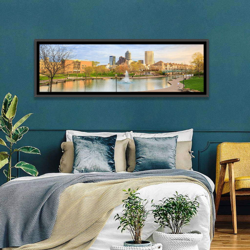 Indianapolis Central Canal Skyline Wall Art